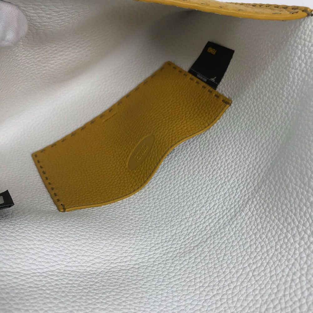 Fendi Fendi Cereal Pouch Briefcase Clutch Bag Leather Men Size ONE SIZE - 10 Thumbnail