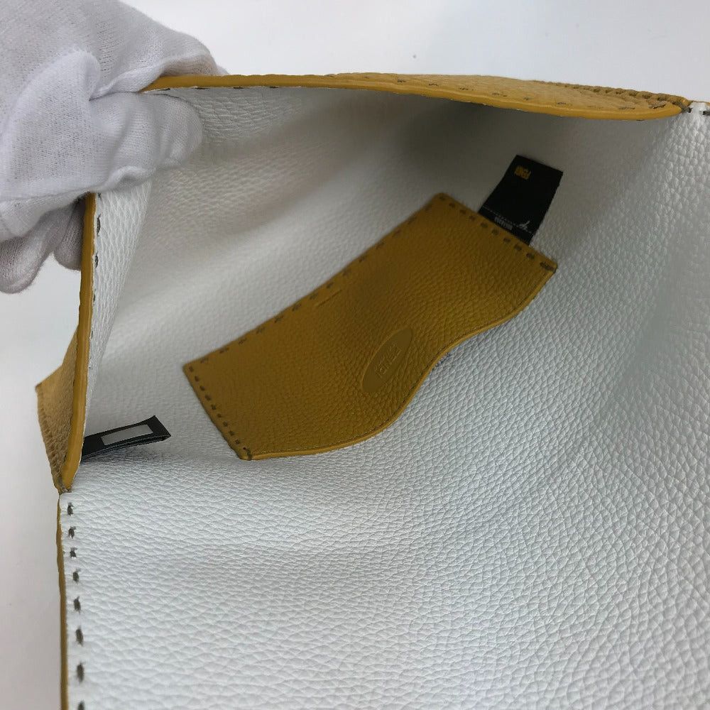 Fendi Fendi Cereal Pouch Briefcase Clutch Bag Leather Men Size ONE SIZE - 11 Thumbnail