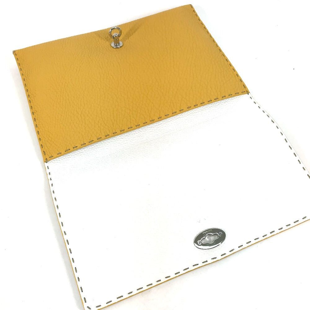 Fendi Fendi Cereal Pouch Briefcase Clutch Bag Leather Men Size ONE SIZE - 9 Thumbnail