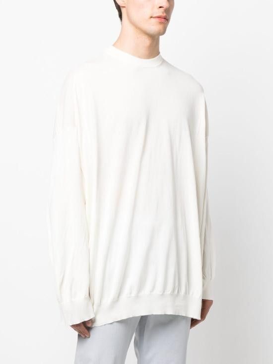 Hed Mayner HED MAYNER Women Sweater HM00K26 WHITE White Size XS / US 0-2 / IT 36-38 - 4 Thumbnail