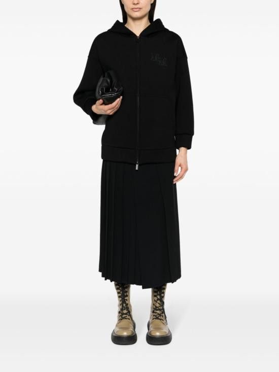 Max Mara MAX MARA Women Hoodies 2411921011600 OBBIA003 Black Size S / US 4 / IT 40 - 4 Thumbnail