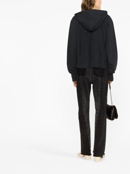 Maison Margiela MAISON MARGIELA Women Hoodies S51GU0124 S25520861 Black Size L / US 10 / IT 46 - 4 Thumbnail