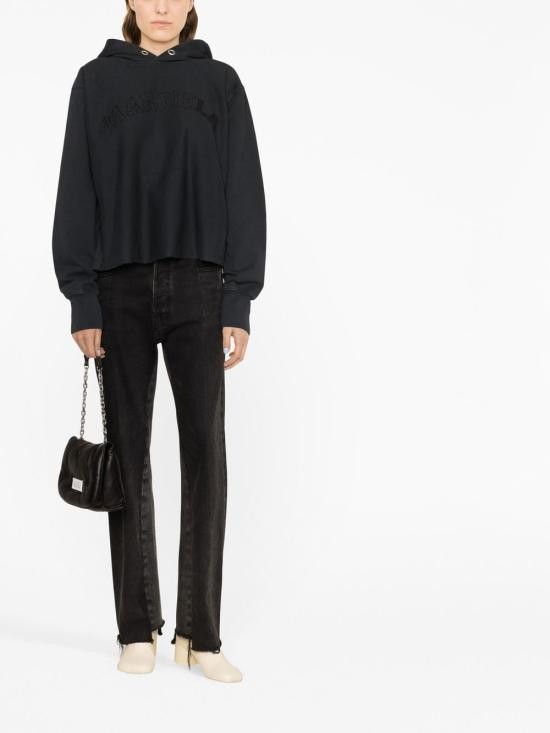 Maison Margiela MAISON MARGIELA Women Hoodies S51GU0124 S25520861 Black Size L / US 10 / IT 46 - 3 Thumbnail