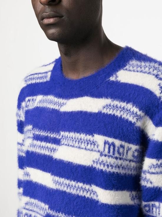 Isabel Marant ISABEL MARANT Men Sweater 23PPU0059HA A1L68H30VB Purple Size US L / EU 52-54 / 3 - 4 Thumbnail