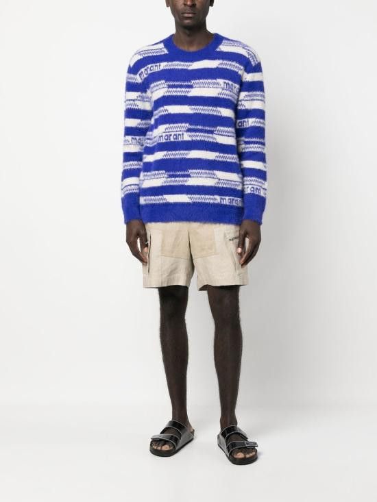 Isabel Marant ISABEL MARANT Men Sweater 23PPU0059HA A1L68H30VB Purple Size US S / EU 44-46 / 1 - 3 Thumbnail