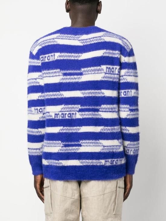 Isabel Marant ISABEL MARANT Men Sweater 23PPU0059HA A1L68H30VB Purple Size US S / EU 44-46 / 1 - 2 Thumbnail