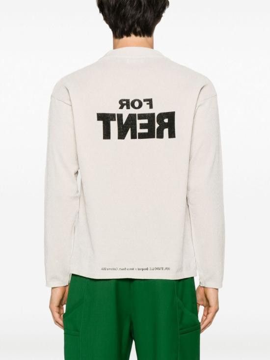 ERL ERL Men Sweater ERL07N026 WHITE White Size US M / EU 48-50 / 2 - 3 Thumbnail