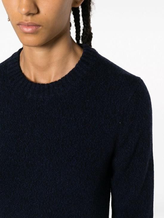 AMI AMI Women Sweater FKS127 005430 Blue Size S / US 4 / IT 40 - 3 Thumbnail