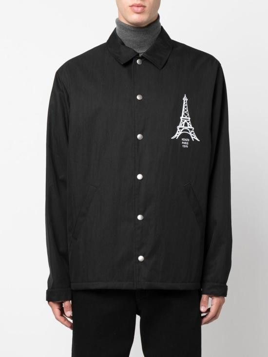 Kenzo KENZO Men Jacket FC65BL061 9RI99J Black Size US L / EU 52-54 / 3 - 4 Thumbnail
