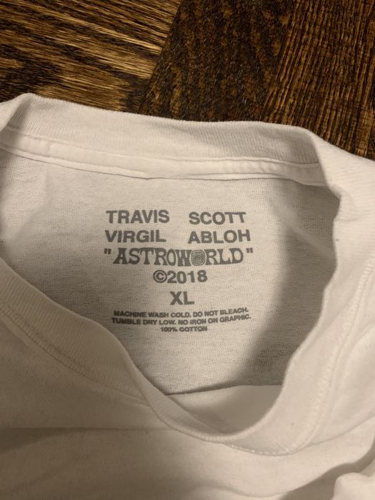 Travis Scott Travis Scott Tour Shirt AstroWorld PreSale Grailed