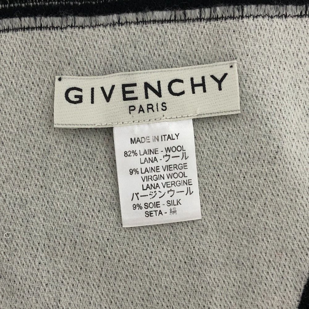 Givenchy Givenchy Logo Fringe Scarf Stall Fashion Accessory Wool Men Size ONE SIZE - 6 Thumbnail
