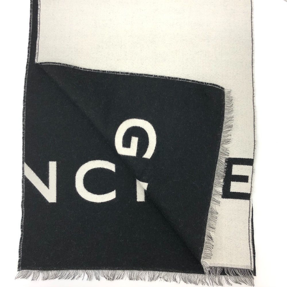 Givenchy Givenchy Logo Fringe Scarf Stall Fashion Accessory Wool Men Size ONE SIZE - 2 Thumbnail