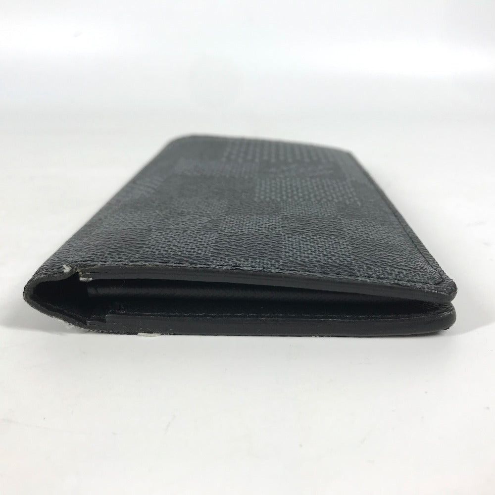 Louis Vuitton Louis Vuitton N60436 Damier Graphite Small Leather Belt Worn By Commoners In Ancient Japan Braza Nm Doubled Long Wallet Canvas Men Size ONE SIZE - 3 Thumbnail