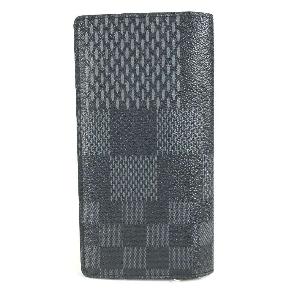 Louis Vuitton Louis Vuitton N60436 Damier Graphite Small Leather Belt Worn By Commoners In Ancient Japan Braza Nm Doubled Long Wallet Canvas Men Size ONE SIZE - 2 Thumbnail