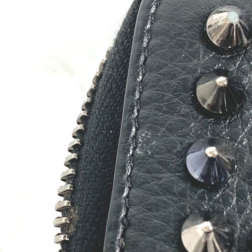 Christian Louboutin Christian Louboutin Wallet Change Purse Studs With Key Ring Coin Leather Men Size ONE SIZE - 4 Thumbnail