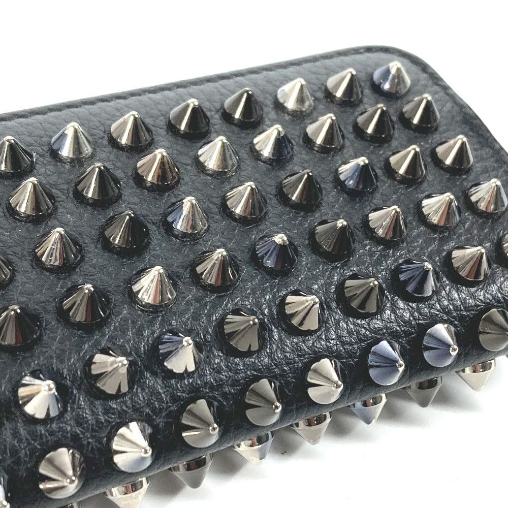 Christian Louboutin Christian Louboutin Wallet Change Purse Studs With Key Ring Coin Leather Men Size ONE SIZE - 10 Thumbnail