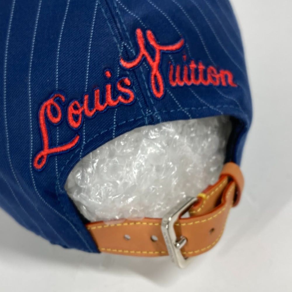 Louis Vuitton Louis Vuitton M7007L Stripe Casket Lv Varsity Chapeau Cap Baseball Wool Men Size ONE SIZE - 7 Thumbnail