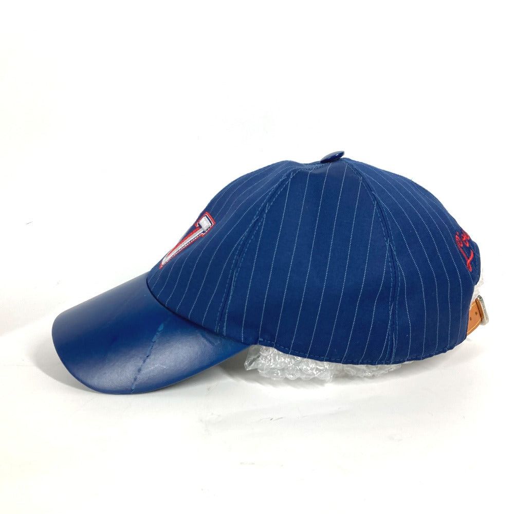Louis Vuitton Louis Vuitton M7007L Stripe Casket Lv Varsity Chapeau Cap Baseball Wool Men Size ONE SIZE - 3 Thumbnail