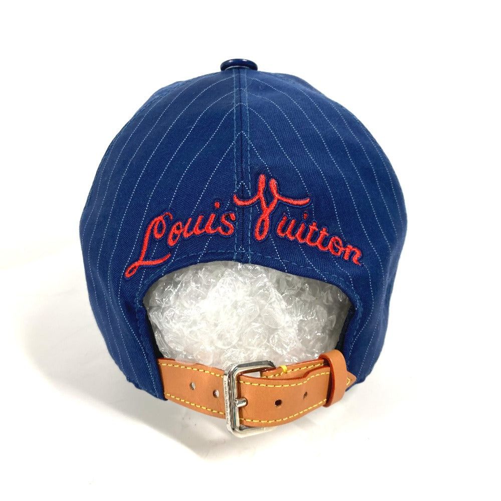 Louis Vuitton Louis Vuitton M7007L Stripe Casket Lv Varsity Chapeau Cap Baseball Wool Men Size ONE SIZE - 4 Thumbnail