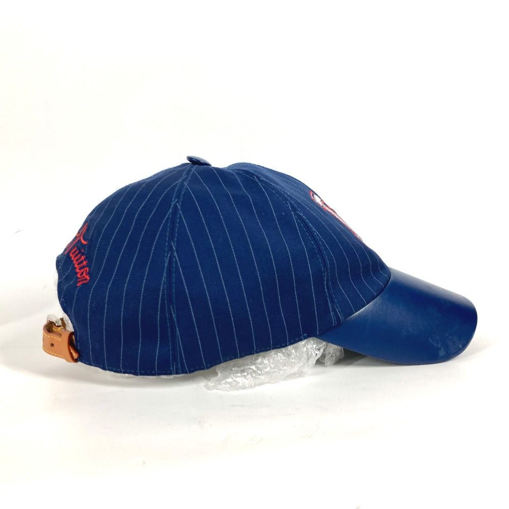 Louis Vuitton Louis Vuitton M7007L Stripe Casket Lv Varsity Chapeau Cap Baseball Wool Men Size ONE SIZE - 5 Thumbnail