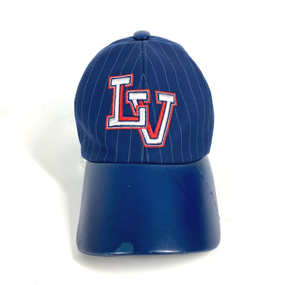 Louis Vuitton Louis Vuitton M7007L Stripe Casket Lv Varsity Chapeau Cap Baseball Wool Men Size ONE SIZE - 2 Thumbnail
