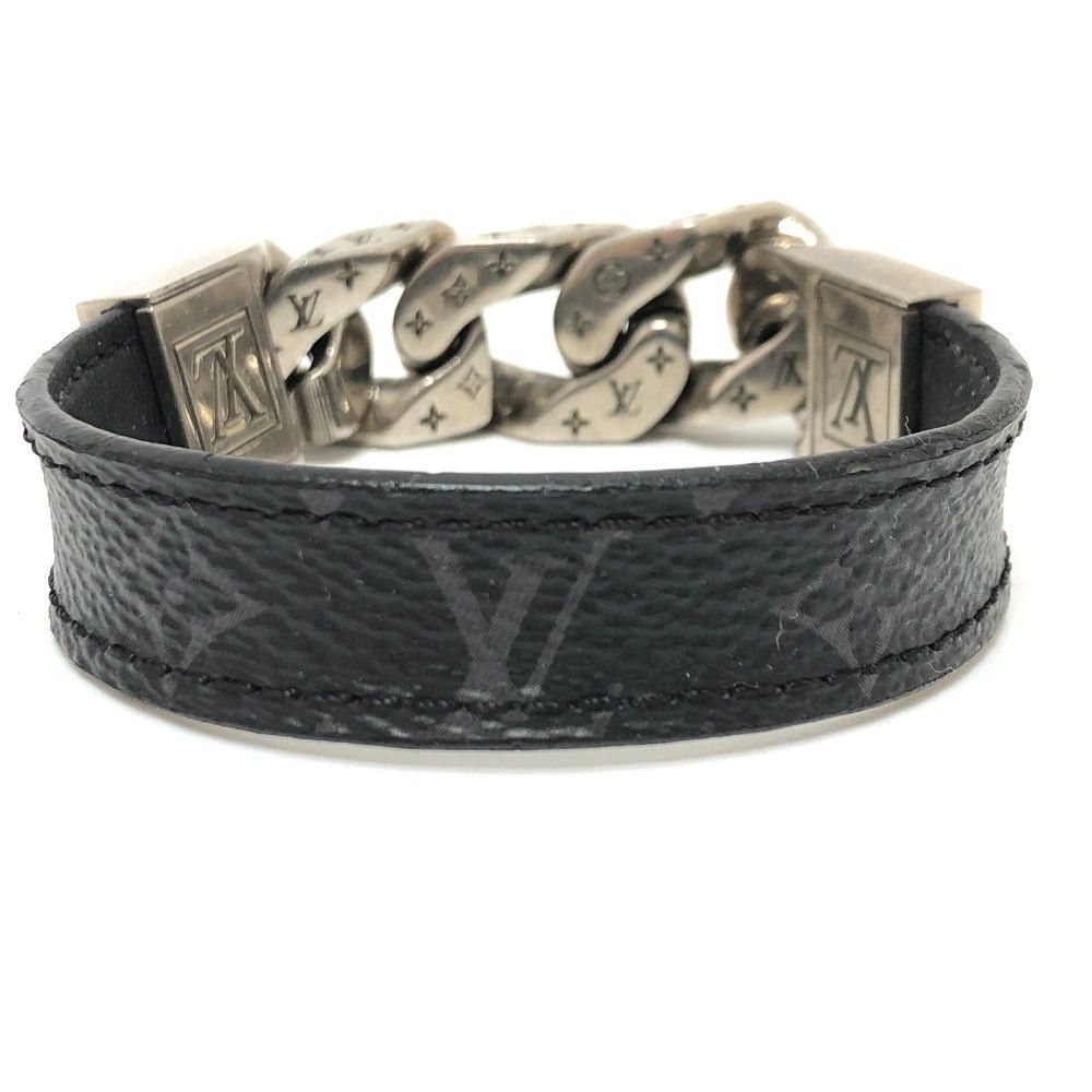 Louis Vuitton Louis Vuitton M6552 Monogram Eclipse Braless Monochain Bracelet Canvas Men Size ONE SIZE - 2 Thumbnail