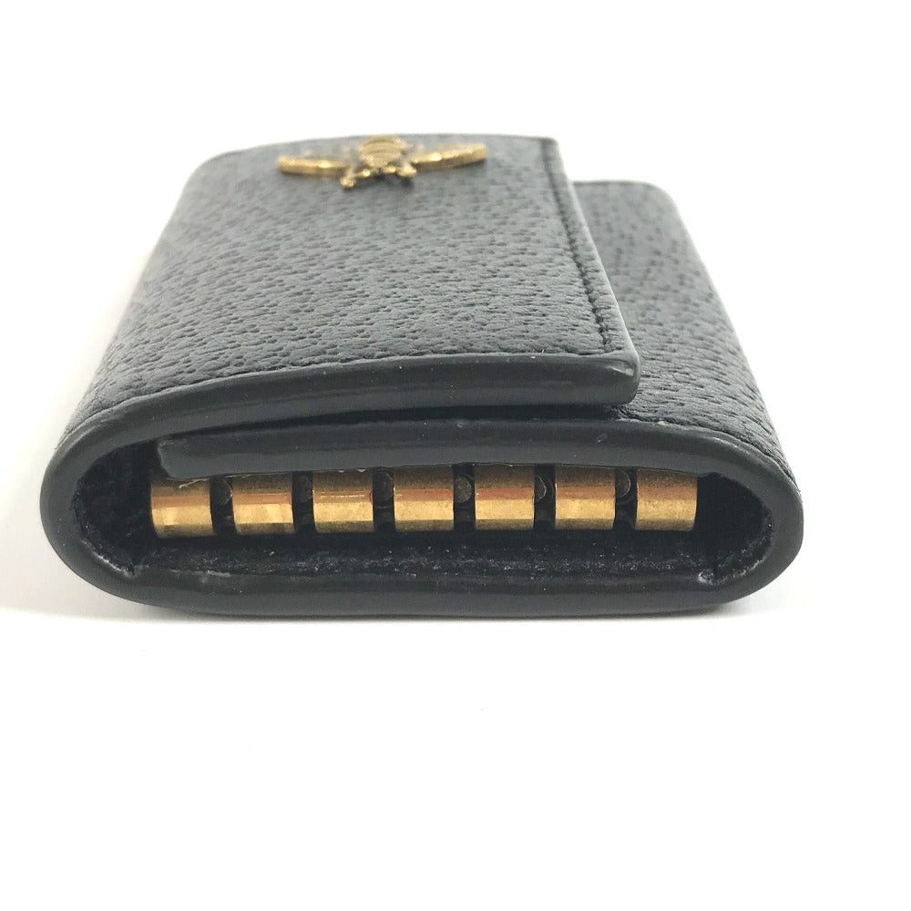 Gucci Gucci 523633 Logo Bee Wasp Six In A Row Key Case Leather Men Size ONE SIZE - 4 Thumbnail