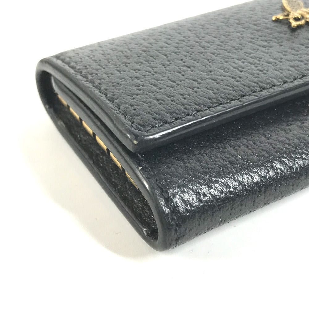 Gucci Gucci 523633 Logo Bee Wasp Six In A Row Key Case Leather Men Size ONE SIZE - 7 Thumbnail