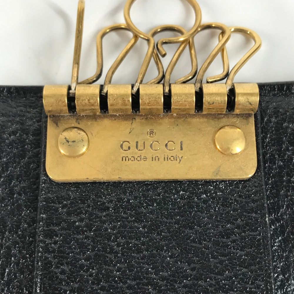 Gucci Gucci 523633 Logo Bee Wasp Six In A Row Key Case Leather Men Size ONE SIZE - 12 Thumbnail