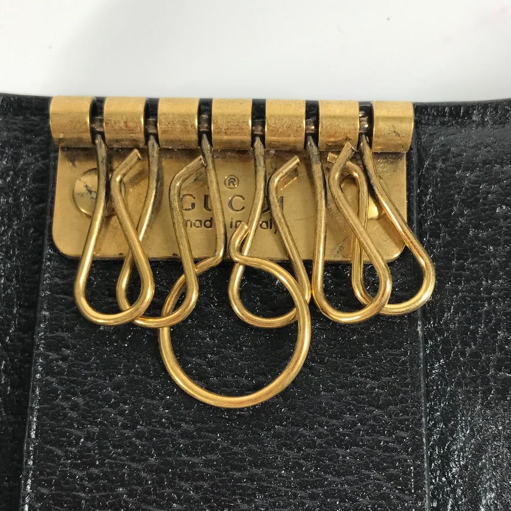 Gucci Gucci 523633 Logo Bee Wasp Six In A Row Key Case Leather Men Size ONE SIZE - 11 Thumbnail