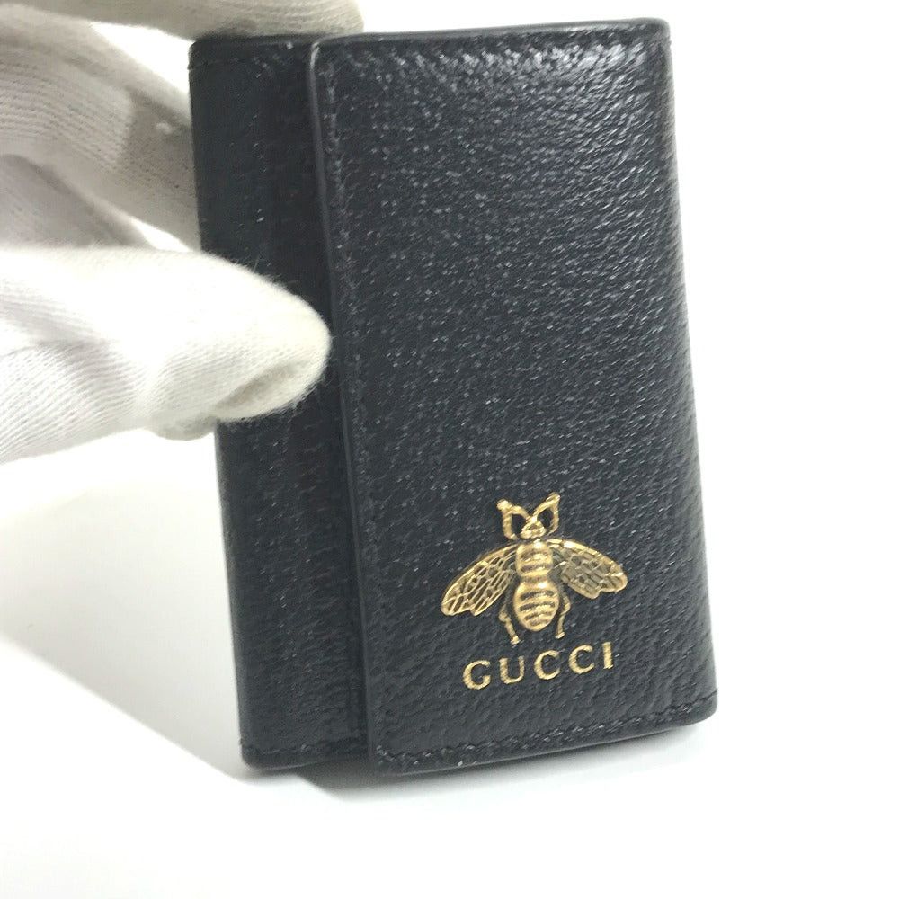 Gucci Gucci 523633 Logo Bee Wasp Six In A Row Key Case Leather Men Size ONE SIZE - 8 Thumbnail