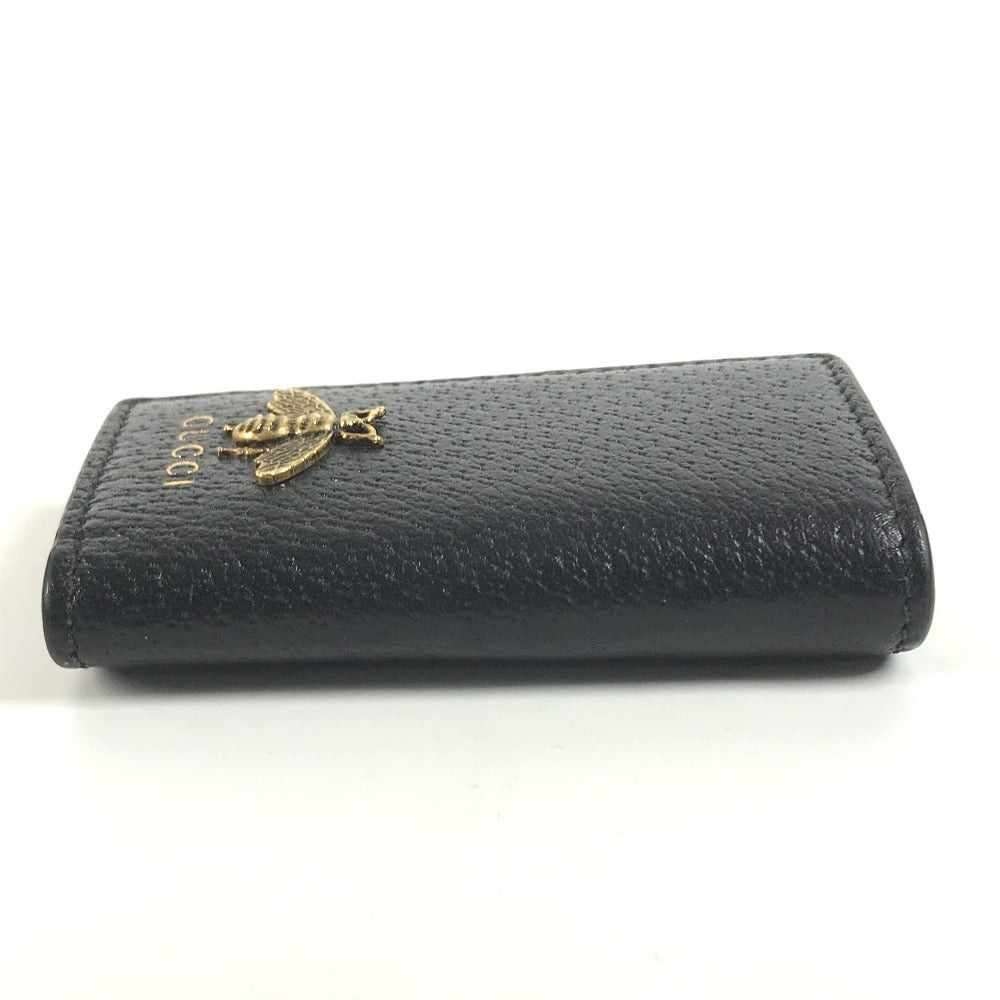 Gucci Gucci 523633 Logo Bee Wasp Six In A Row Key Case Leather Men Size ONE SIZE - 5 Thumbnail