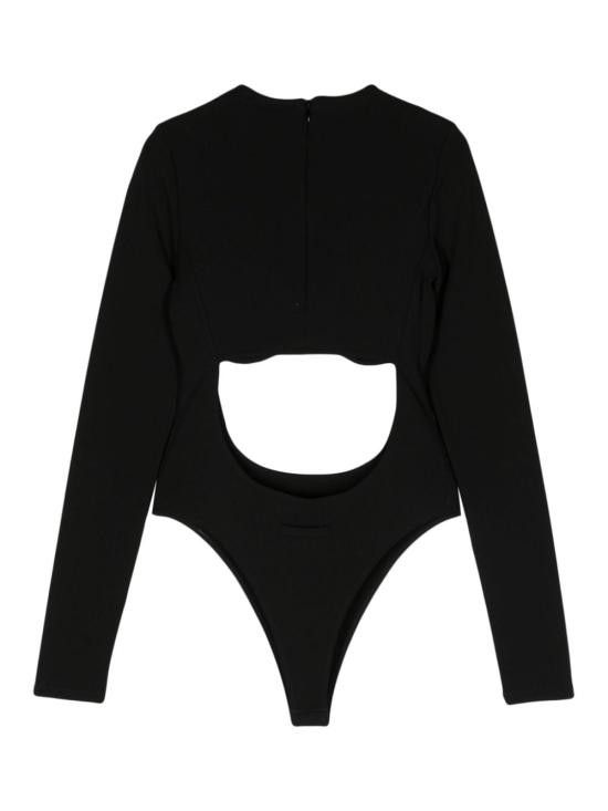 Jean Paul Gaultier JEAN PAUL GAULTIER Women Bodysuit Tops 2425FBD017 J05300 Black Size M / US 6-8 / IT 42-44 - 2 Thumbnail