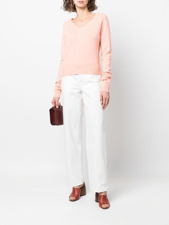 Sportmax SPORTMAX Women Sweater 23610227600 FATUO003 Pink Size S / US 4 / IT 40 - 5 Thumbnail