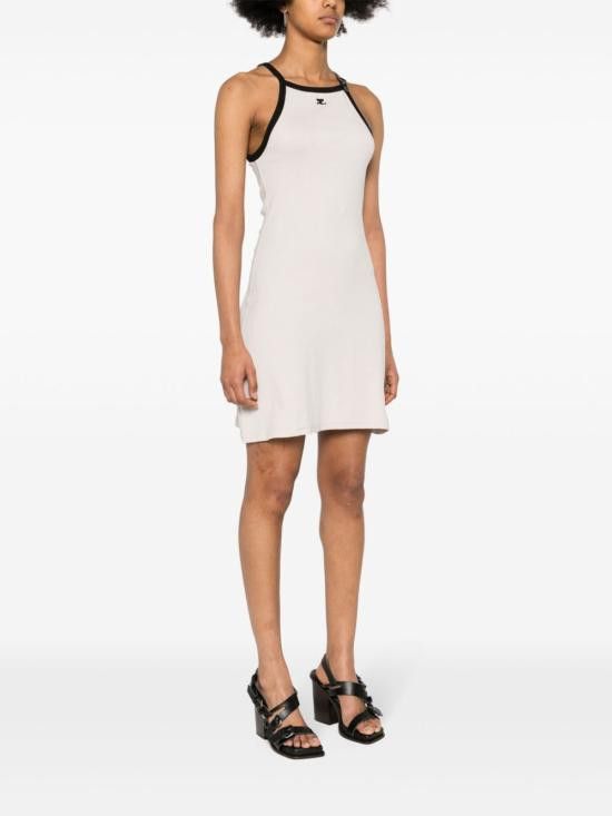 Courreges COURREGES Women Mid Skirts 124JRO364 JS0070B093 Beige Size M / US 6-8 / IT 42-44 - 5 Thumbnail