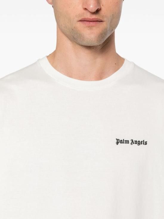Palm Angels PALM ANGELS Men T-Shirts PMAA089S24JER001 0303 White Size US L / EU 52-54 / 3 - 4 Thumbnail