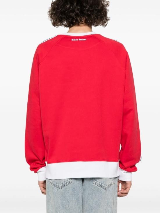 Wales Bonner WALES BONNER Men Hoodies MS24JE15 JE08349 Red Size US XL / EU 56 / 4 - 4 Thumbnail