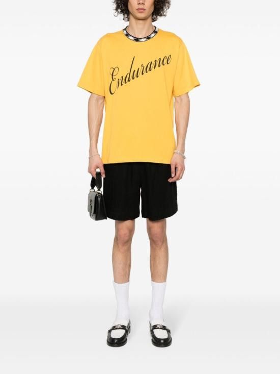Wales Bonner WALES BONNER Men T-Shirts MS24JE16 JE01300 Yellow Size US L / EU 52-54 / 3 - 2 Thumbnail