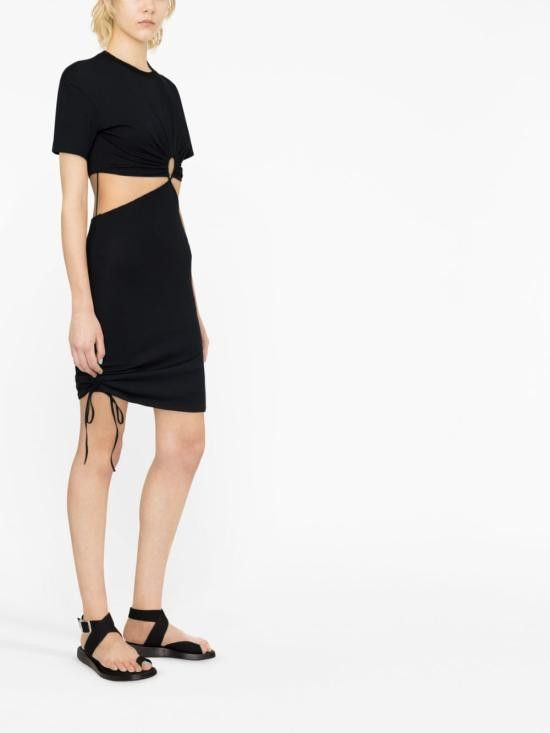 Nensi Dojaka NENSI DOJAKA Women Mid Skirts DR110 BLACK Black Size S / US 4 / IT 40 - 2 Thumbnail