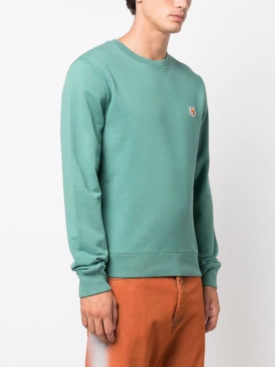 Maison Kitsune MAISON KITSUNE Men Hoodies LM00301 KM0001P315 Green Size US XL / EU 56 / 4 - 2 Thumbnail