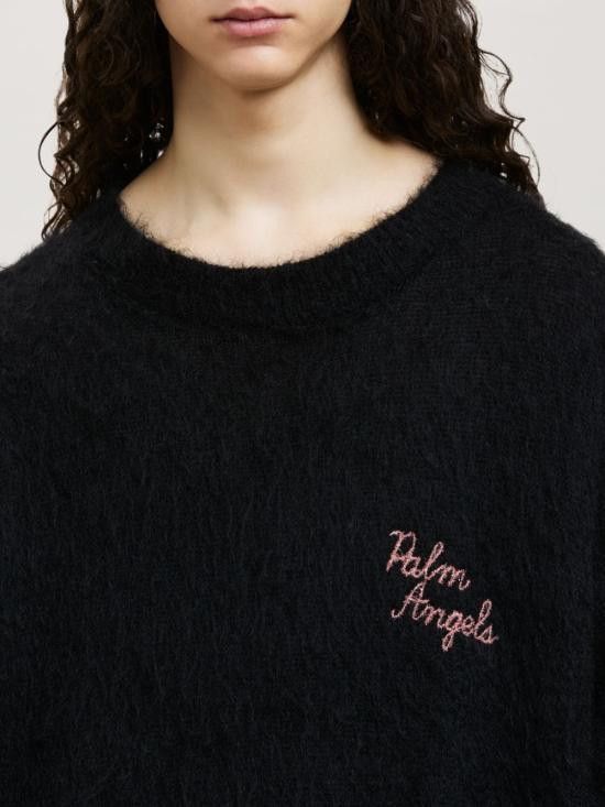 Palm Angels PALM ANGELS Men Sweater PMHE007F22KNI002 1032 Black Size US M / EU 48-50 / 2 - 7 Thumbnail