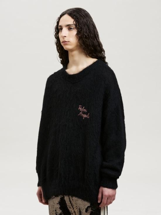 Palm Angels PALM ANGELS Men Sweater PMHE007F22KNI002 1032 Black Size US M / EU 48-50 / 2 - 6 Thumbnail