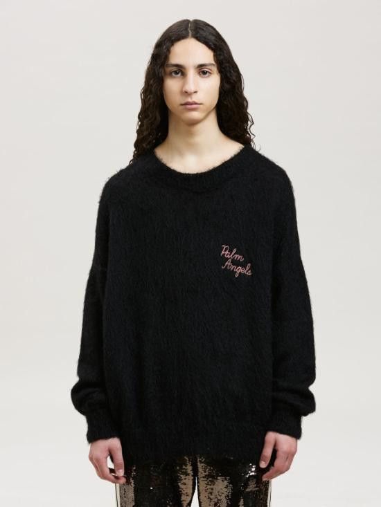 Palm Angels PALM ANGELS Men Sweater PMHE007F22KNI002 1032 Black Size US M / EU 48-50 / 2 - 5 Thumbnail