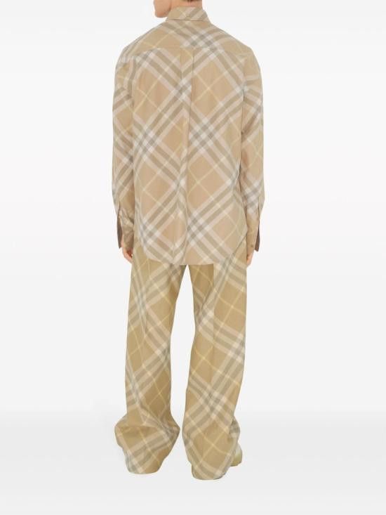 Burberry BURBERRY Men Long Tops 8082194 CSSIPB8686 Beige Size US L / EU 52-54 / 3 - 3 Thumbnail