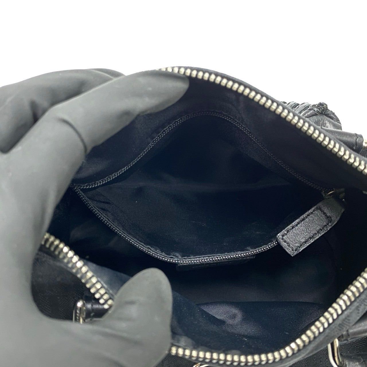 Dior Dior Handbag Black Leather Size ONE SIZE - 9 Thumbnail