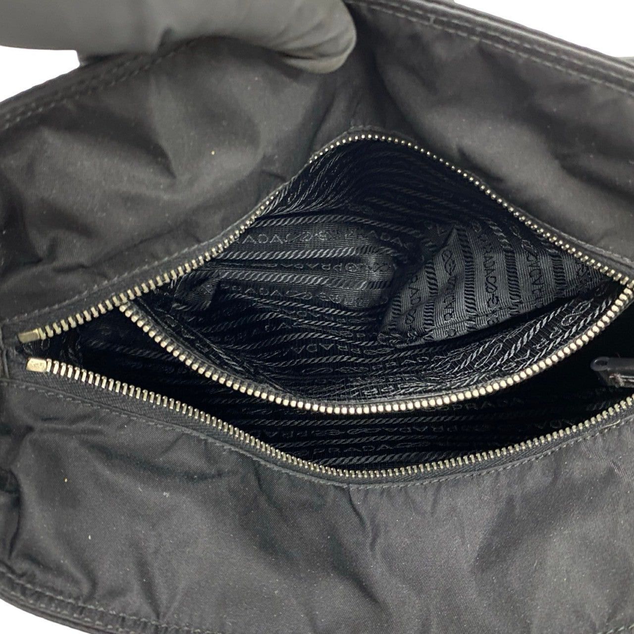 Prada Prada Handbag Black Synthetic Size ONE SIZE - 9 Thumbnail
