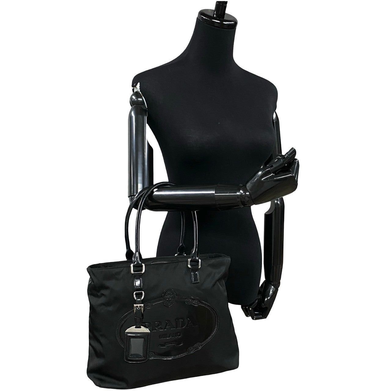 Prada Prada Handbag Black Synthetic Size ONE SIZE - 2 Thumbnail