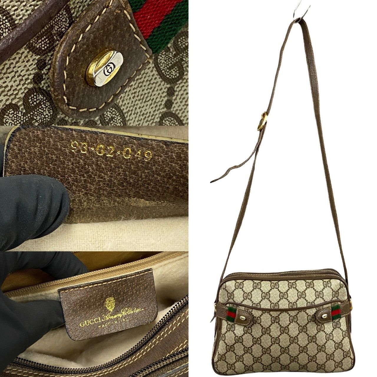 Gucci Gucci Shoulder Bag Brown Leather Size ONE SIZE - 3 Thumbnail