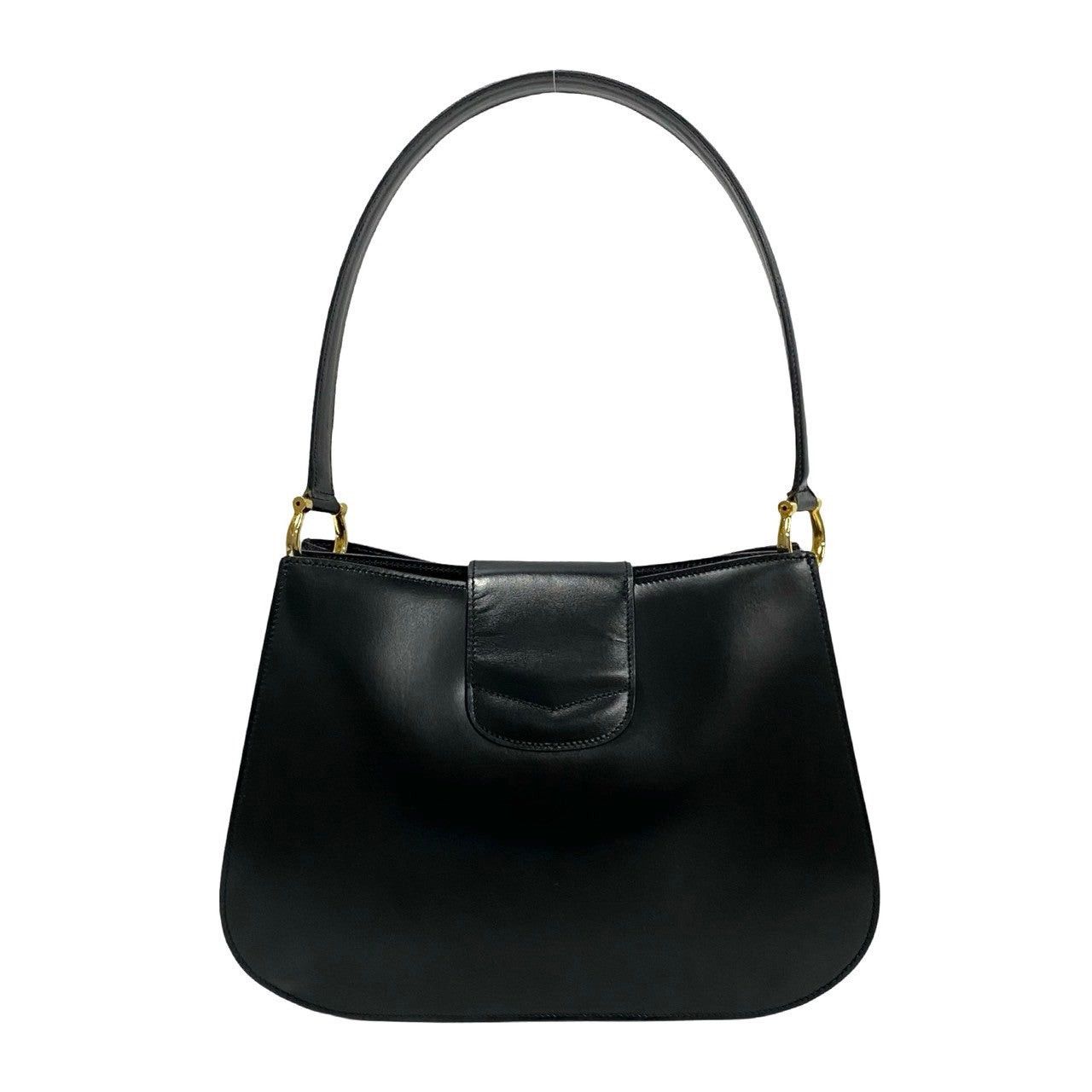 Celine Celine Shoulder Bag Black Leather Size ONE SIZE - 4 Thumbnail