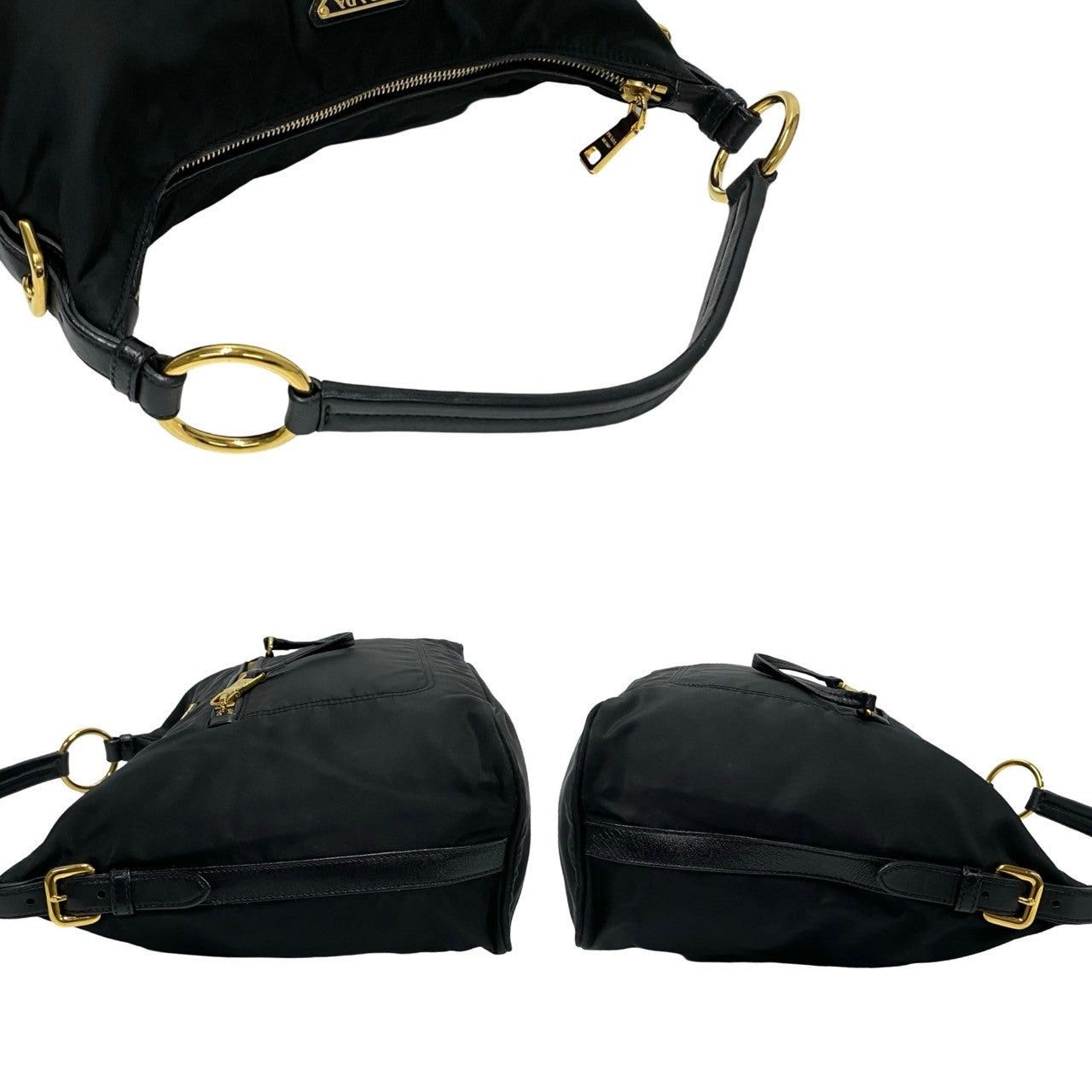 Prada Prada Handbag Black Synthetic Size ONE SIZE - 5 Thumbnail
